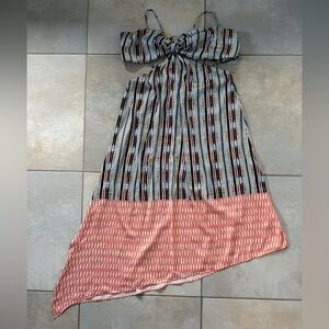Anthropologie Plus Striped Multicolor Dress, Size 1x